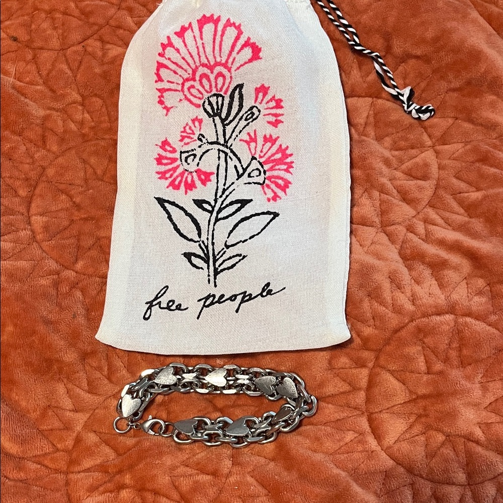 Free People Silver Chain Bracelet